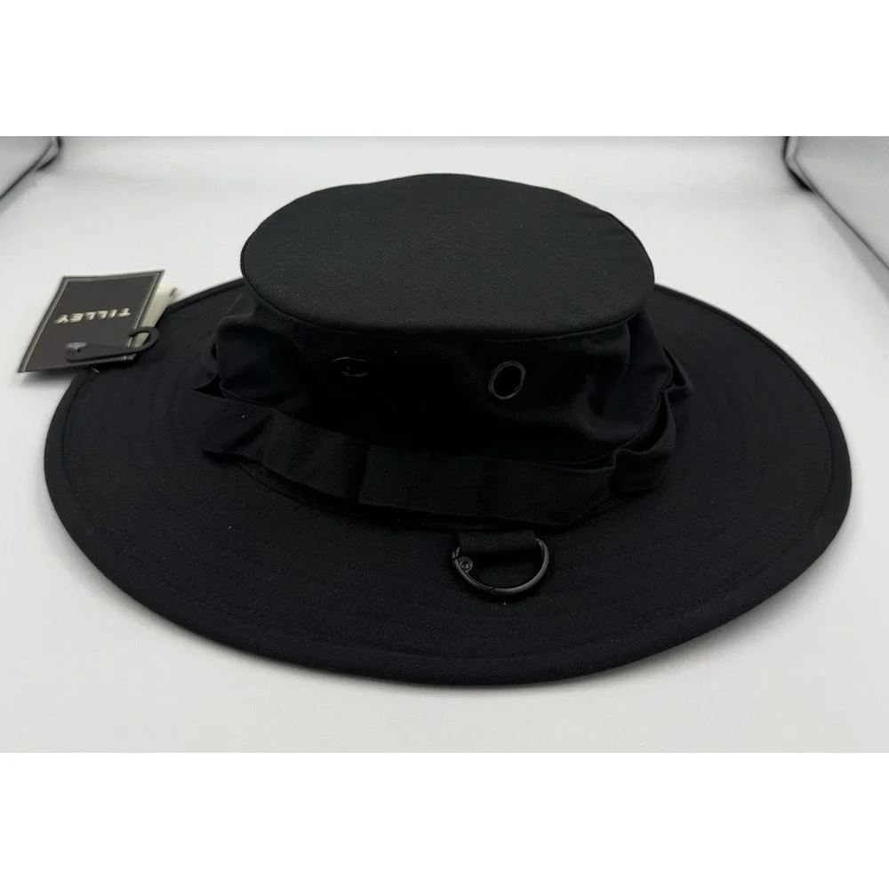 TILLEY CANYON BUCKET HAT Med Black HT7085 Sustainable UPF 50+